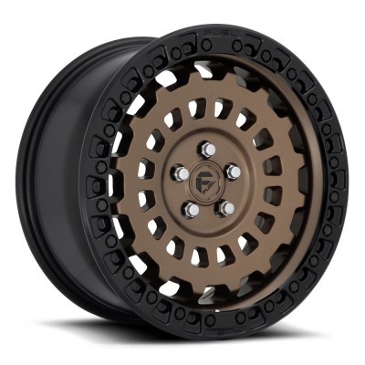 Fuel 1PC D634 Zephyr Matte Bronze Black Bead Ring Wheel 20" x 9" | Ford F-150 2021-2023