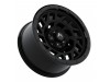 Hartes Metal Monster Black Gloss Black Bolts Satin Lacquer Wheel (18" x 9.0", +0  Offset, 5x150 Bolt Pattern, 110.3mm Hub) vzn119587