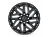 Hartes Metal Sealth Black Edge Milled Milled Dimple Wheel (22" x 12", -44 Offset, 8x180 Bolt Pattern, 124.3mm Hub, Directional: Right) vzn119365