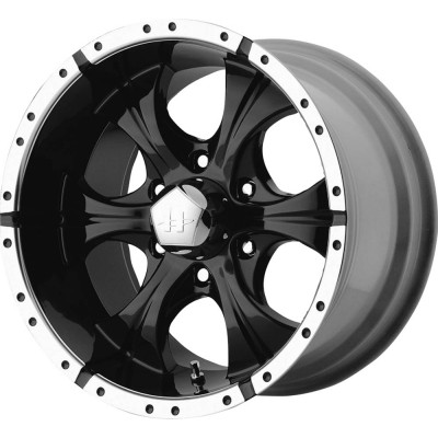 Helo HE791 MAXX Gloss Black Machined Wheel (16