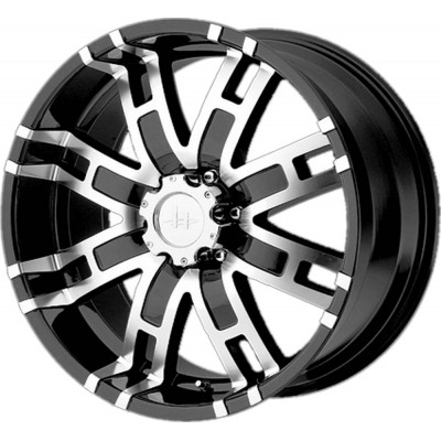 Helo HE835 Gloss Black Machined Wheel 20" x 9" | Chevrolet Tahoe 2021-2023
