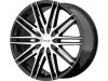 Helo HE880 Gloss Black Machined Face Wheel 17" x 7.5" | Ford Mustang 2015-2023