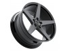 INOVIT Rotor Black Machined Face Ball Cut Milled Satin Dark Tint Wheel 22" x 9.0" | Dodge Charger (RWD) 2011-2023