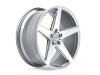 INOVIT Rotor Silver Machined Face Ball Cut Milled Satin Lacquer Wheel 22" x 9.0" | Dodge Challenger (RWD) 2008-2023