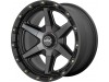 KMC KM101 TEMPO Satin Black With Gray Tint Wheel 17" x 9" | Ford F-150 2021-2023