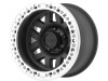 KMC KM229 MACHETE CRAWL Satin Black Machined Bead Ring Wheel (17