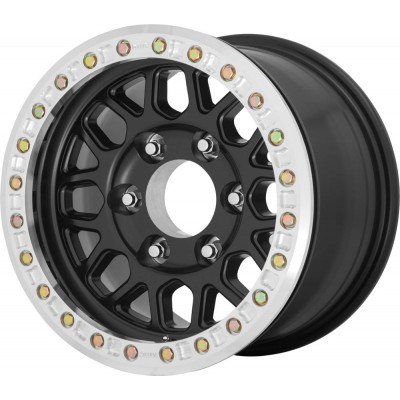 KMC KM234 GRENADE DESERT Satin Black Wheel 17" x 8.5" | Ford F-150 2021-2023