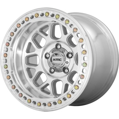 KMC KM235 GRENADE CRAWL Machined Wheel 17" x 8.5" | Ford F-150 2021-2023
