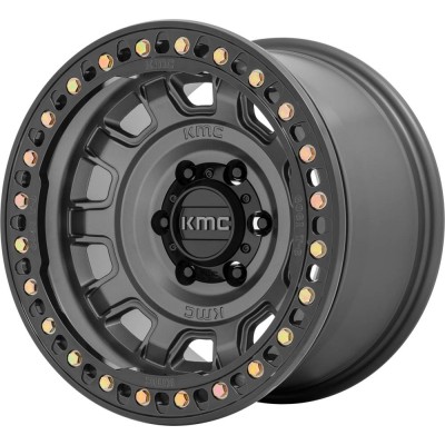 KMC KM236 TANK BEADLOCK Anthracite Wheel (17