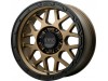 KMC KM535 GRENADE OFF-ROAD Matte Bronze Matte Black Lip Wheel 20" x 9" | Ford F-150 2021-2023