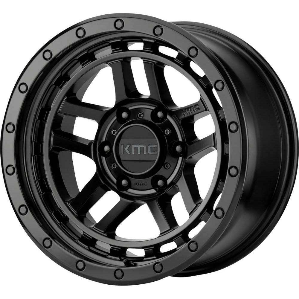 KMC KM540 RECON Satin Black Wheel 18" x 8.5" | Ford F-150 2021-2023