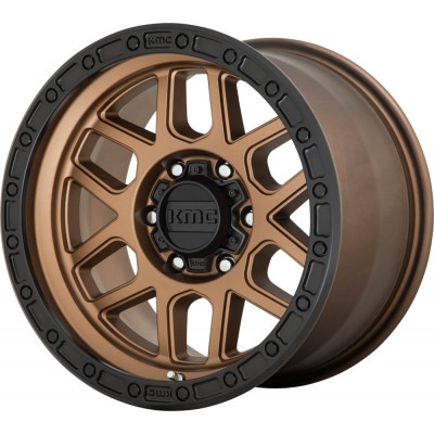 KMC KM544 MESA Matte Bronze With Black Lip Wheel 20" x 9" | Ford F-150 2021-2023