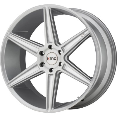 KMC KM712 PRISM TRUCK Brushed Silver Wheel (20