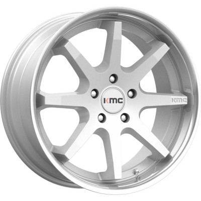KMC KM715 REVERB Brushed Silver Chrome Lip Wheel (20