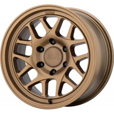 KMC KM717 BULLY OL Matte Bronze Wheel 17" x 8.5" | Ford F-150 2021-2023