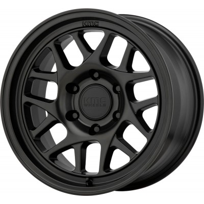 KMC KM717 BULLY OL Satin Black Wheel 17" x 8.5" | Ford F-150 2021-2023