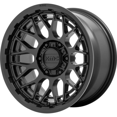 KMC KM722 TECHNIC Satin Black Wheel 20" x 9" | Ford F-150 2021-2023