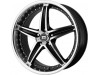 Motegi MR107 D5S Gloss Black Machined Wheel 18" x 8" | Ford Mustang 2015-2023