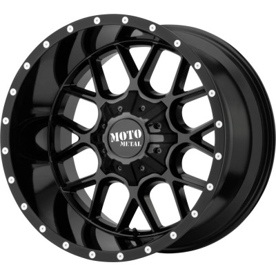 Moto Metal MO986 SIEGE Gloss Black Wheel 20" x 9" | Ford F-150 2021-2023