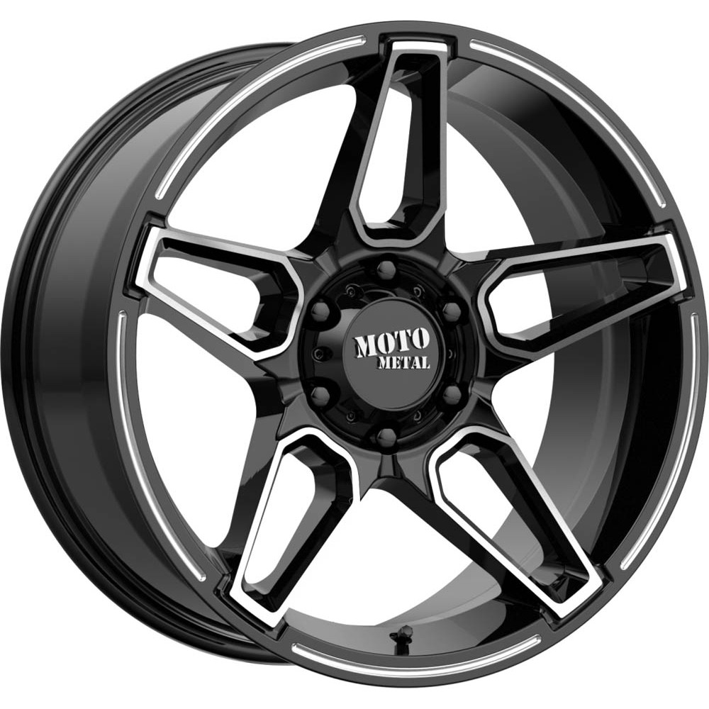 Moto Metal MO994 FANG Gloss Black Machined Wheel (20