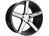 Niche 1PC M124 MILAN GLOSS BLACK BRUSHED Wheel 18" x 8" | Ford Mustang 2015-2023
