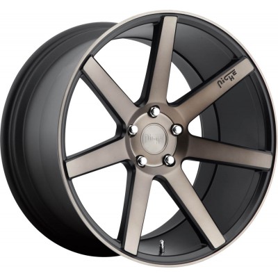 Niche 1PC M150 VERONA MATTE BLACK MACHINED Wheel 18" x 8" | Ford Mustang 2015-2023