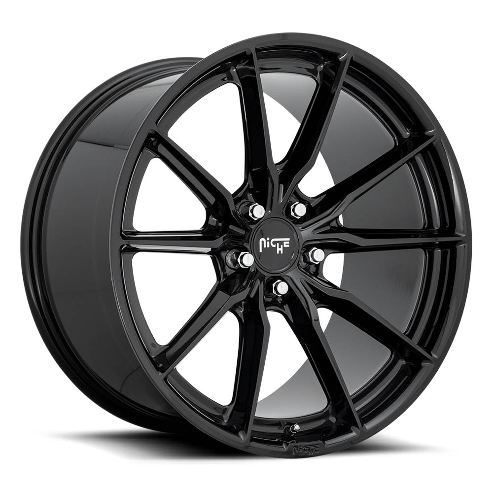 Niche M240 RAINIER GLOSS BLACK Wheel 20" x 9" | Chevrolet Camaro 2016-2023