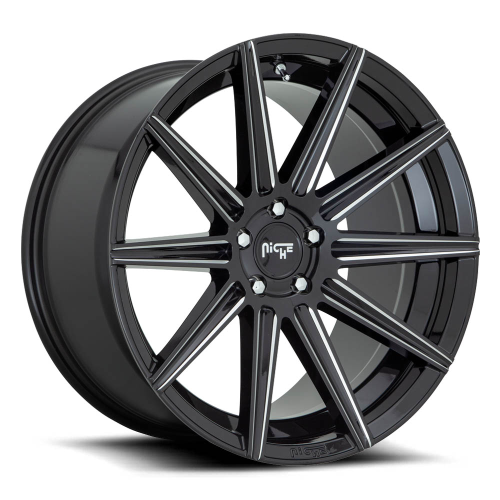 Niche M243 TIFOSI GLOSS BLACK MILLED Wheel 20" x 9" | Dodge Charger (RWD) 2011-2023
