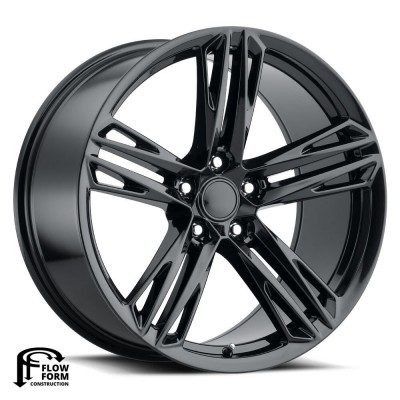 Factory Reproductions FR 35F Camaro ZL1 1LE Flow Form Gloss Black Wheel (20" x 11", +43 Offset, 5x120 Bolt Pattern, 66.9mm Hub) vzn119424