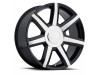 Factory Reproductions FR 56 Escalade Luxury Black Chrome Inserts Wheel 22" x 9" | GMC Sierra 1500 2019-2022
