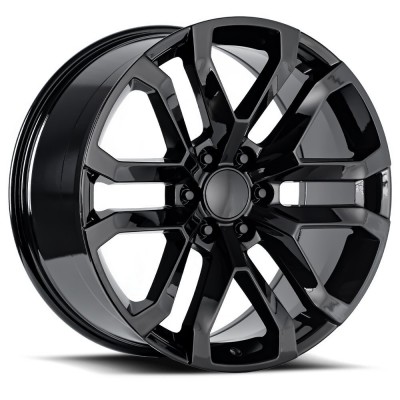 Factory Reproductions FR 95 2019 Denali Gloss Black Wheel 22" x 9" | Chevrolet Tahoe 2021-2023