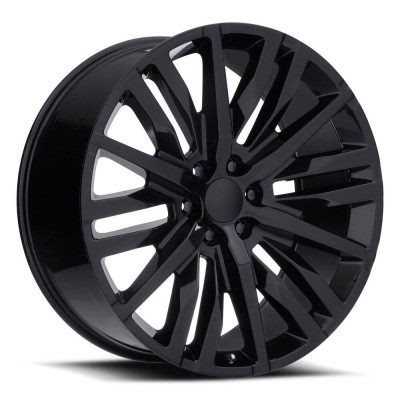 Factory Reproductions FR 97 GM Split-6 Spoke Gloss Black Wheel 22" x 9" | GMC Sierra 1500 2019-2022