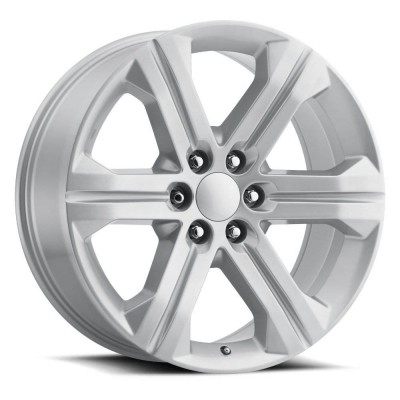GMC Sierra Replica Silver Wheel (24" x 10", +30 Offset, 6x139.7 Bolt Pattern) vzn118277