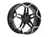Petrol P1A GLOSS BLACK W/ MACHINED CUT FACE Wheel (17