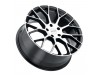 Petrol P2B GLOSS BLACK W/ MACHINED FACE Wheel (17