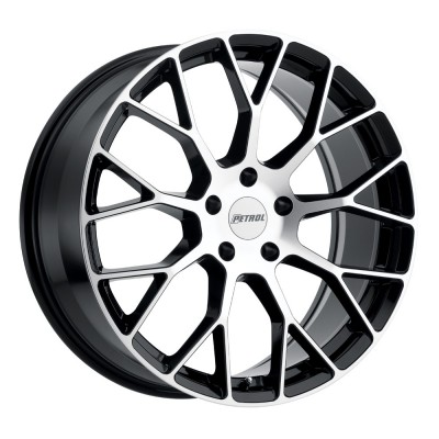 Petrol P2B GLOSS BLACK W/ MACHINED FACE Wheel 20" x 8.5" | Chevrolet Camaro 2016-2023