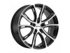 Petrol P5A GLOSS BLACK W/ MACHINED CUT FACE Wheel (17