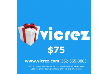 Vicrez.com $75 eGift Card