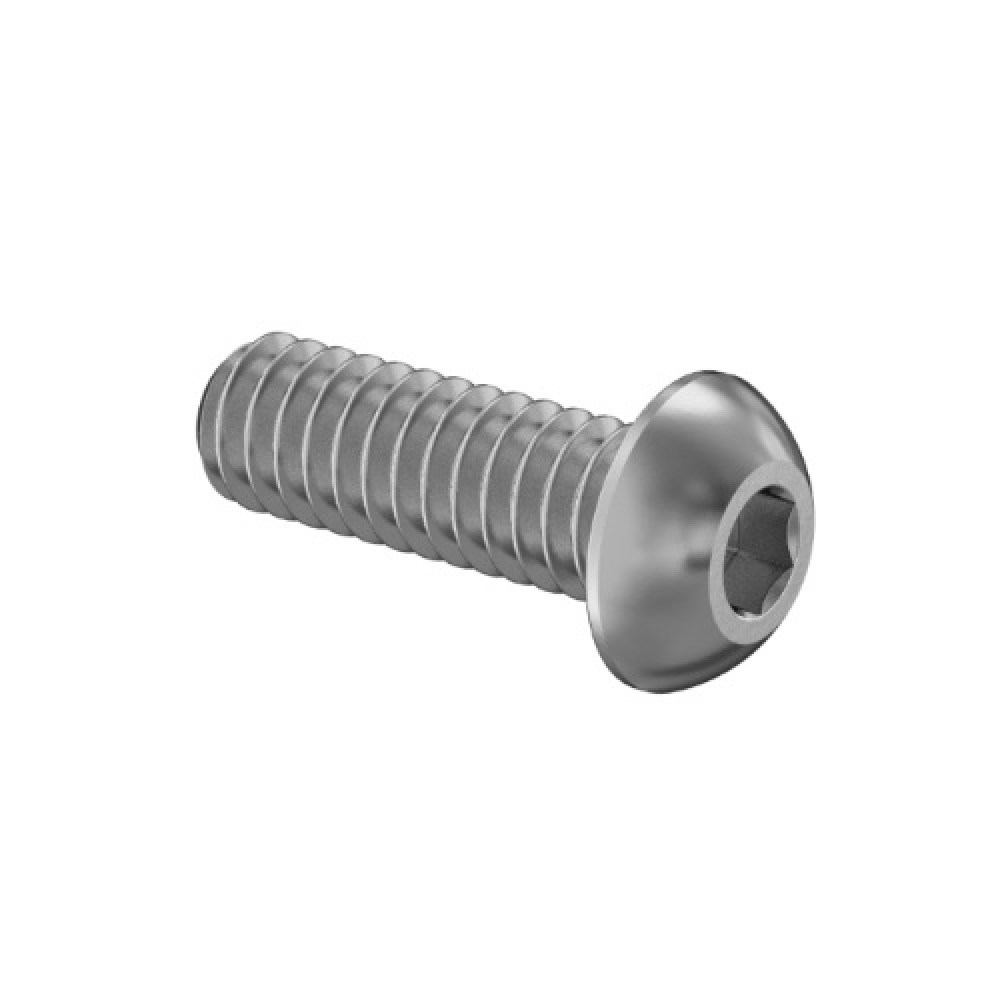 Socket Button Head Screw, Stainless Steel 18-8, 1/4"-20 x 3/4" | 25 pk