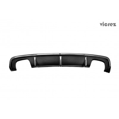 Vicrez VZ Style Carbon Fiber Rear Diffuser vz100702 | Audi A3 2014-2016 
