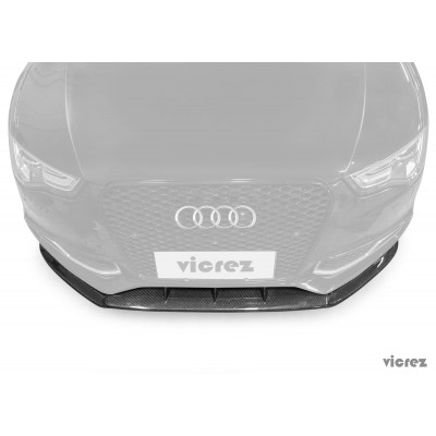 Vicrez VZ Carbon Fiber Front Lip vz100642 | Audi S5 2012-2016