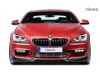 Vicrez  VZ Carbon Fiber Front Bumper Lip Splitters vz100402 | BMW 6 Series F06 F12 F13 M-Sport 2011-2016