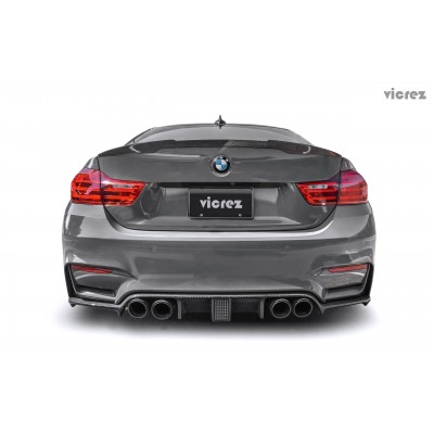 Vicrez LVZ Carbon Fiber Rear Diffuser vz101023 | BMW M4 F82 F83/ M3 F80 2014-2019