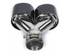 Vicrez Carbon Fiber Dual 9" Exhaust Tips  vz101891 | Dodge Charger 2011-2023
