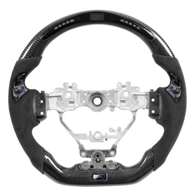 Vicrez Carbon Fiber Steering Wheel + LED vz102353 | Lexus IS/GS/NX/RC/CT/F Sport 2014-2021