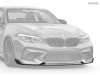 Vicrez Carbon Fiber M Performance Front Lip vz101480 | BMW M2 F87 Competition 2019-2020