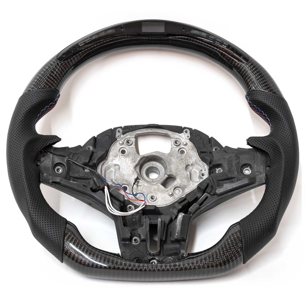 Vicrez Carbon Fiber Steering Wheel + LED vz105000 | BMW 6 Series