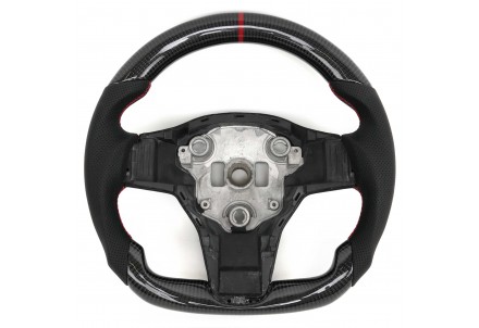 Vicrez Carbon Fiber OEM Steering Wheel vz104880 | Tesla Model Y 2017-2023