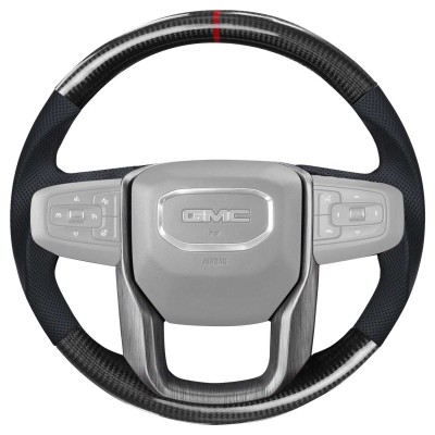 Vicrez Carbon Fiber OEM Steering Wheel vz102364| GMC Sierra 2019-2022