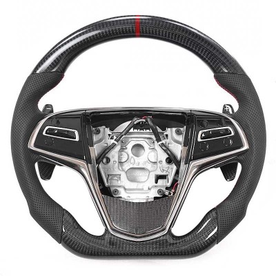 Vicrez Carbon Fiber OEM Steering Wheel vz102422 | Cadillac CTS | ATS 2014-2019